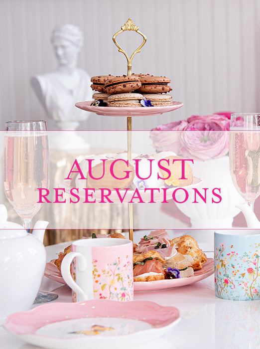 "My Jolie Tea Party" August Reservations