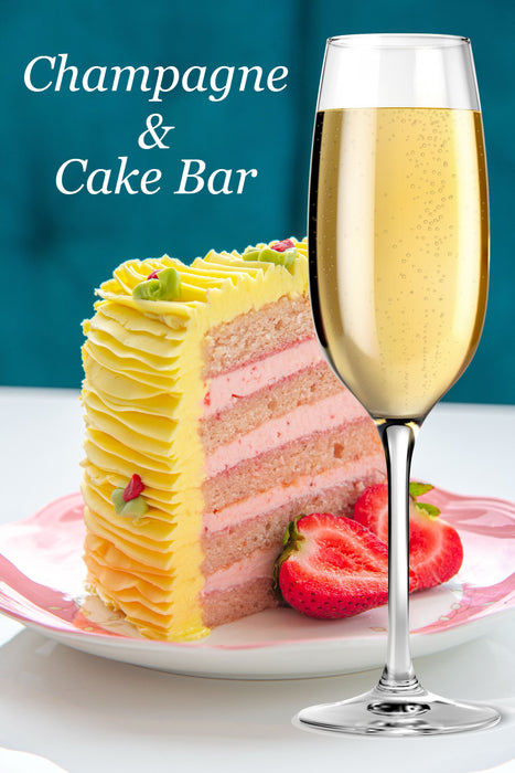 Champagne & Cake Bar "Pre Block Party" Event