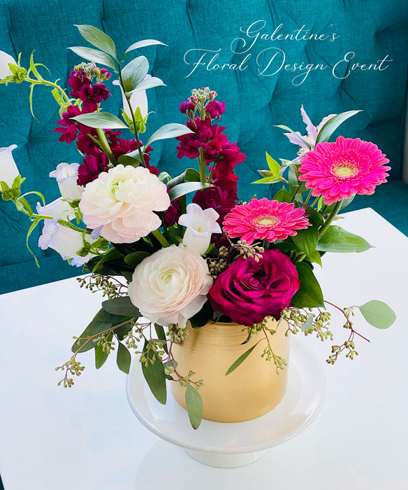 Galentine's Floral Design Event