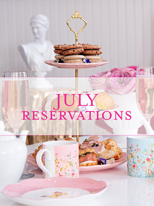 "My Jolie Tea Party" July Reservations