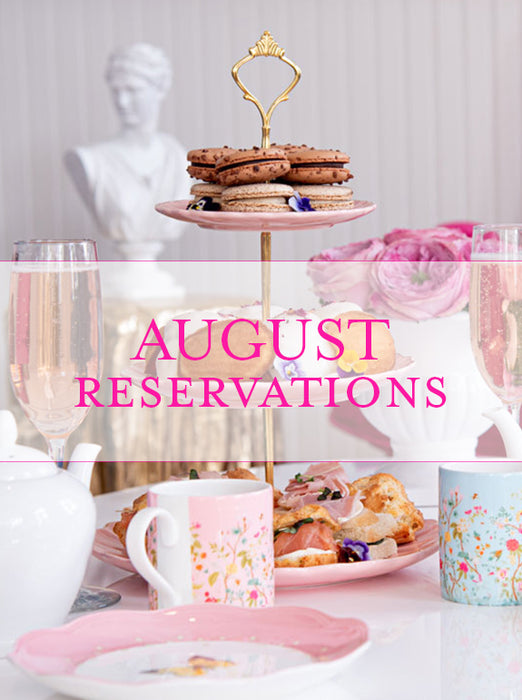 "My Jolie Tea Party" August Reservations
