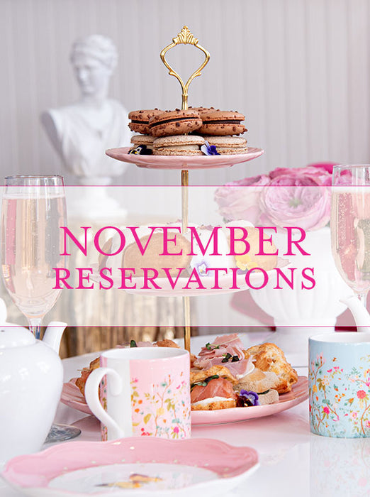 "My Jolie Tea Party" November Reservations