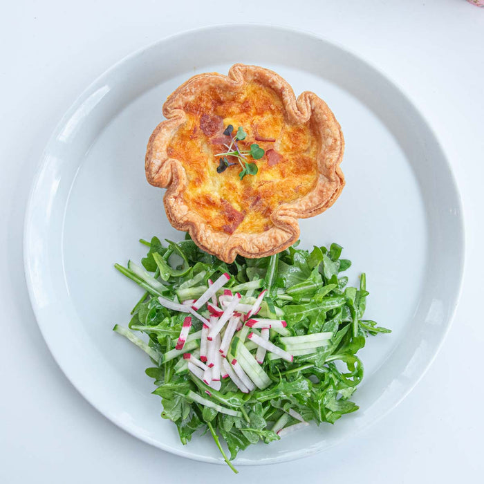 Quiche & Salad