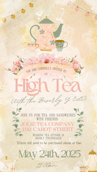 Beverly YMCA High Tea Fundraiser